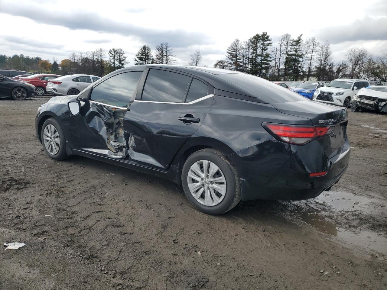 2022 Nissan Sentra VIN 3N1AB8BV3NY203955 Copart auction photo, side / minor dent/scratches damage thumbnail 2