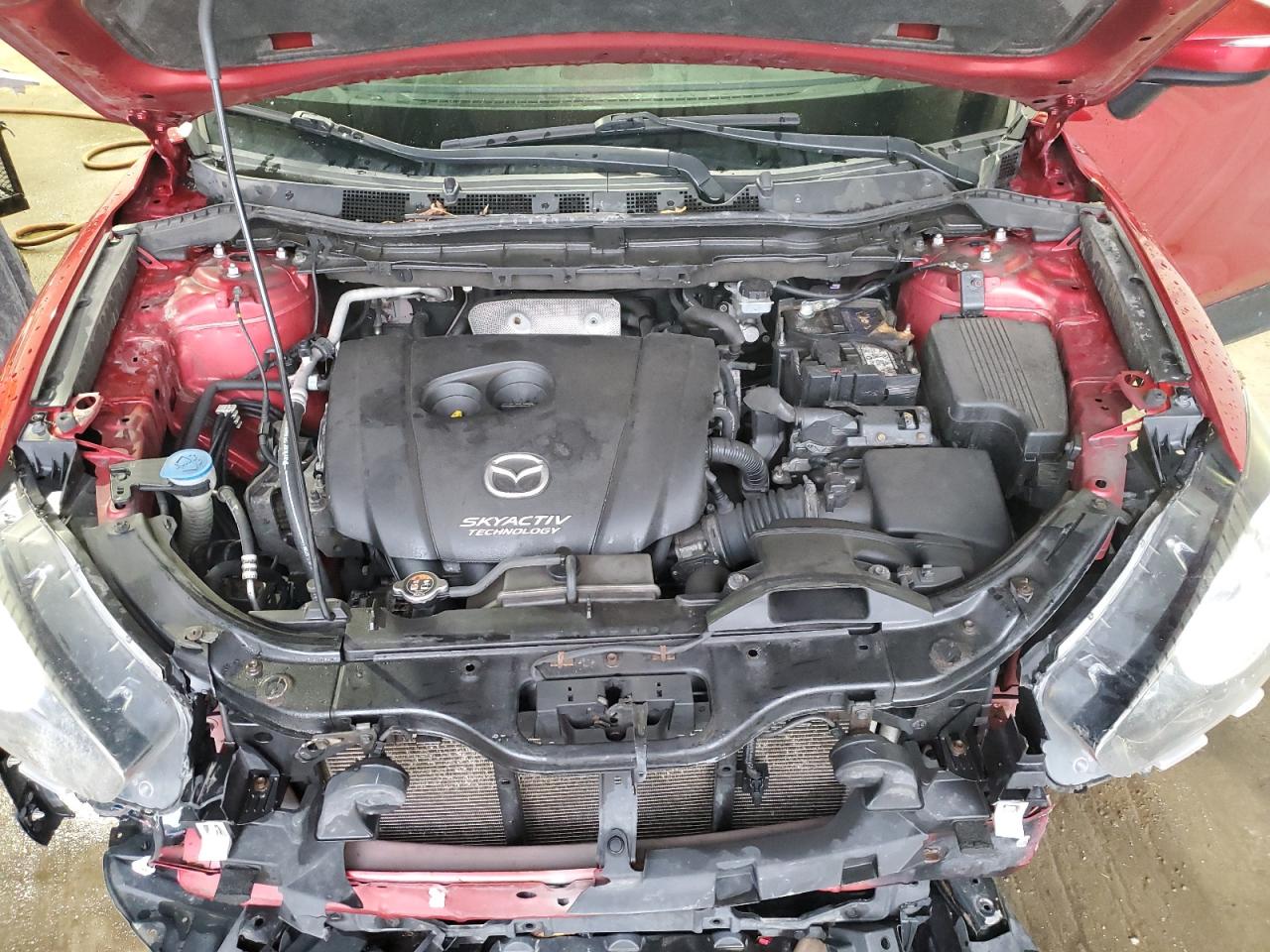 2016 Mazda CX-5 VIN JM3KE4DY6G0714766 Copart auction photo, front end / rear end damage thumbnail 12