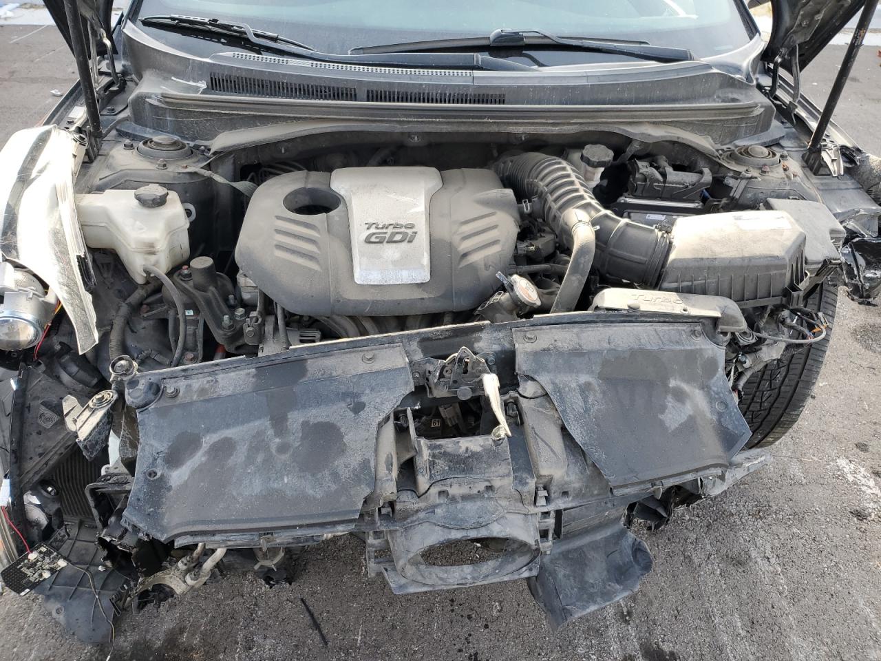 2016 Hyundai Veloster VIN KMHTC6AE3GU257072 Copart auction photo, front end / side damage thumbnail 11