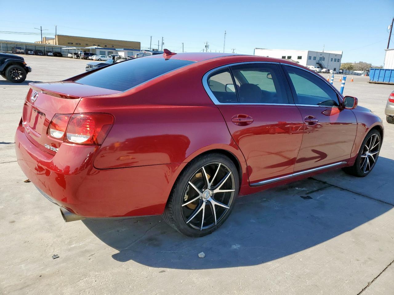 2007 Lexus GS VIN JTHBE96S470012491 Copart auction photo, side / rear end damage thumbnail 3