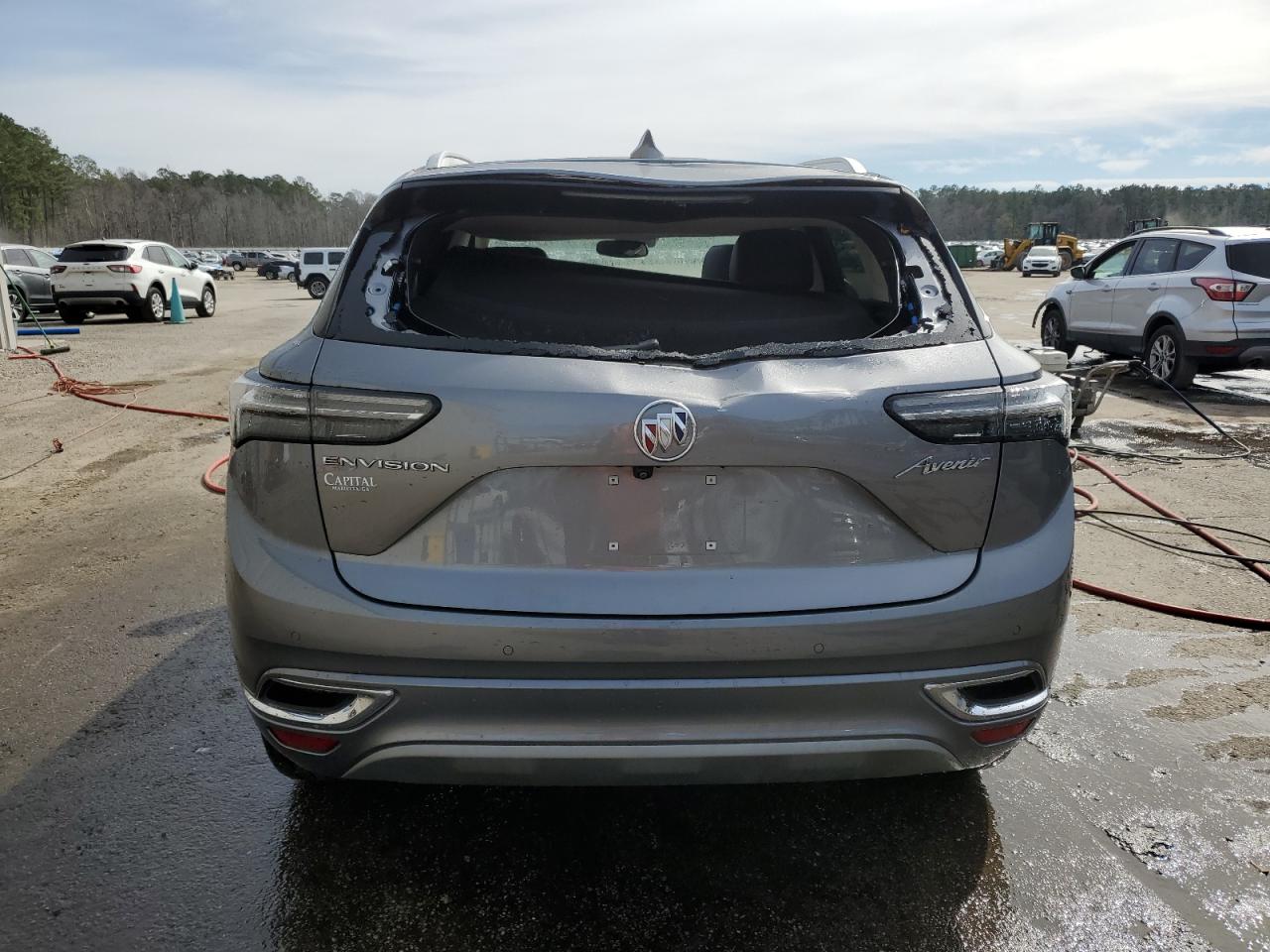 2022 Buick Envision VIN LRBFZRR46ND020181 Copart auction photo, top/roof / water/flood damage thumbnail 6