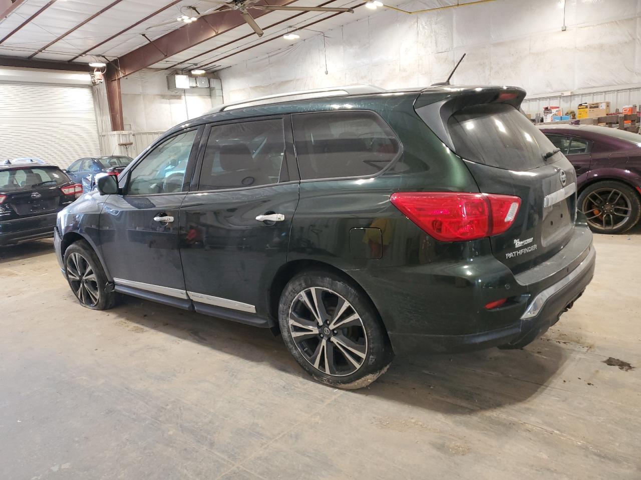 2018 Nissan Pathfinder VIN 5N1DR2MM9JC654801 Copart auction photo, front end damage thumbnail 2