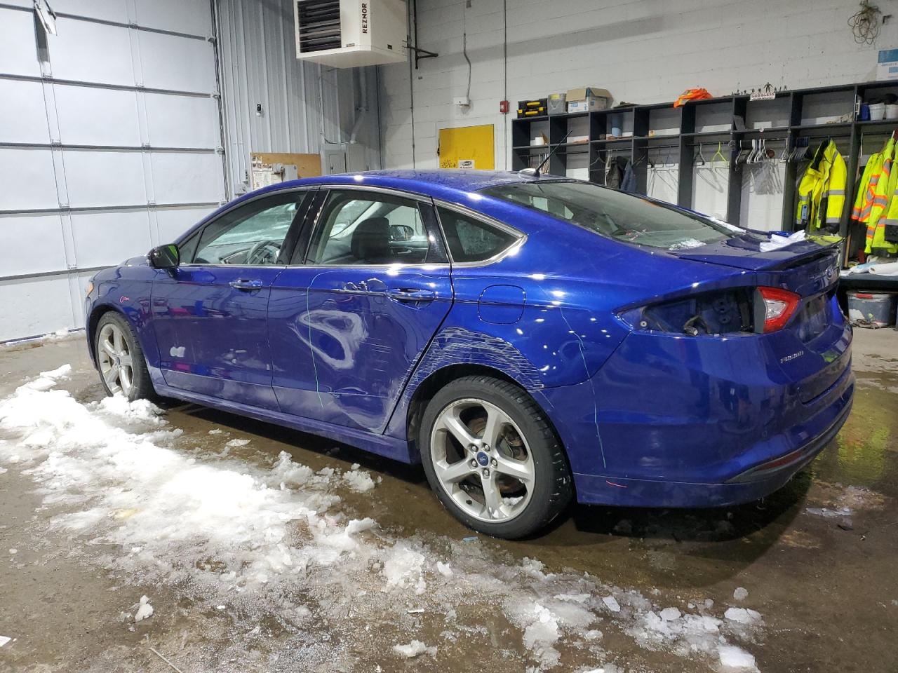 2016 Ford Fusion VIN 3FA6P0H71GR249107 Copart auction photo, rear end / side damage thumbnail 2