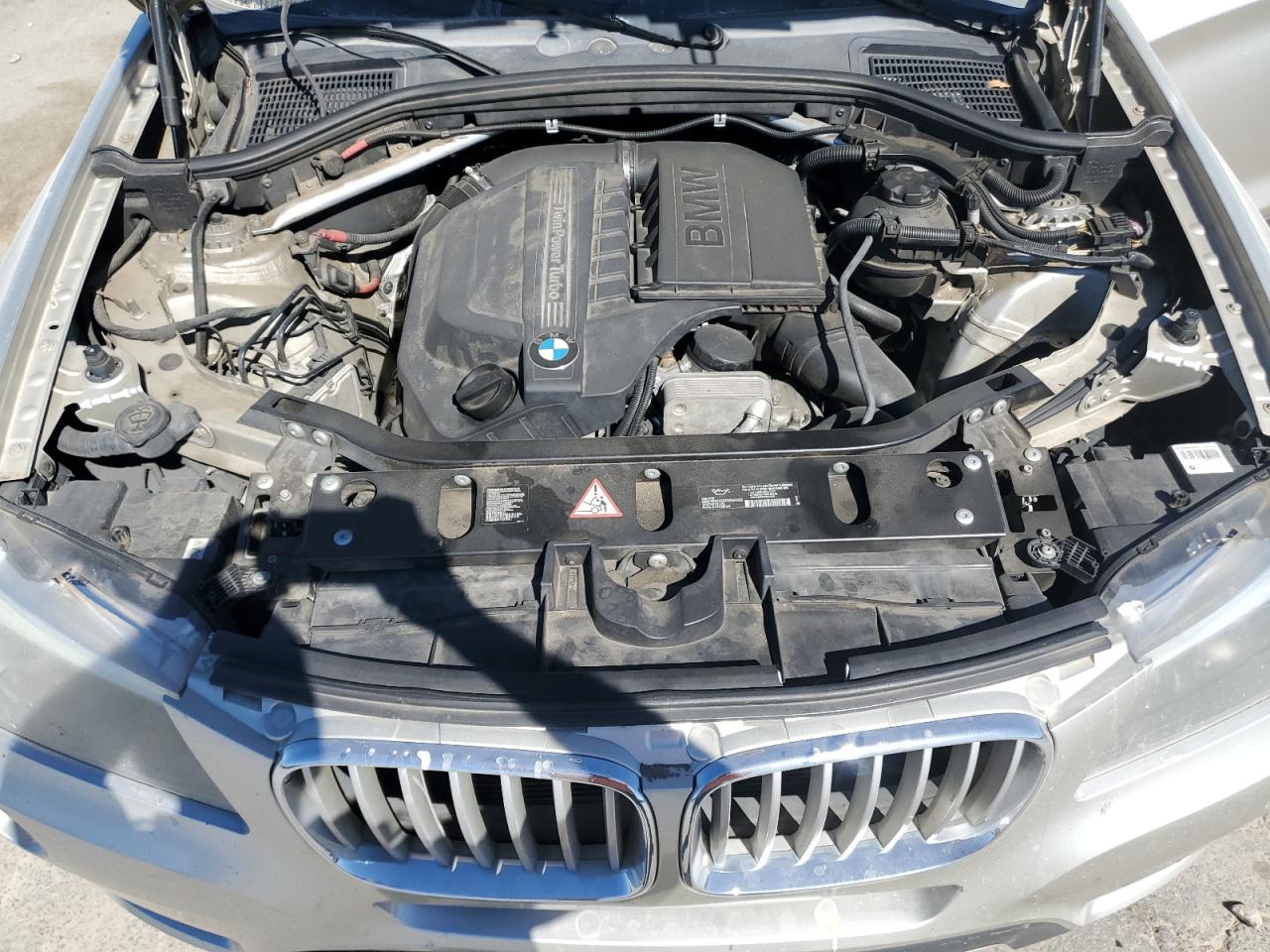 2014 BMW X3 VIN 5UXWX7C53E0E75799 Copart auction photo, rear end damage thumbnail 12