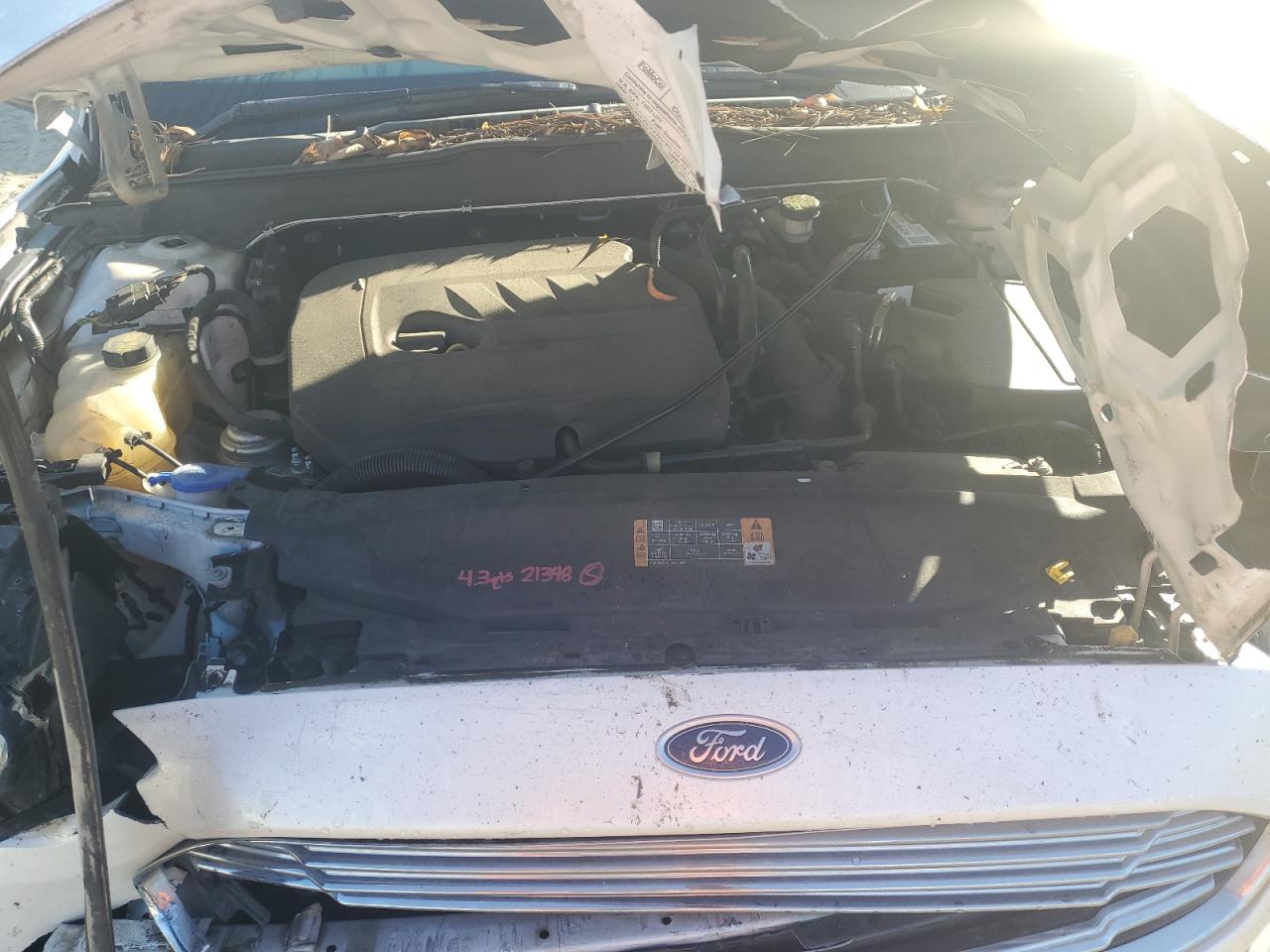 2015 Ford Fusion VIN 3FA6P0HD4FR175945 Copart auction photo, front end / all over damage thumbnail 11