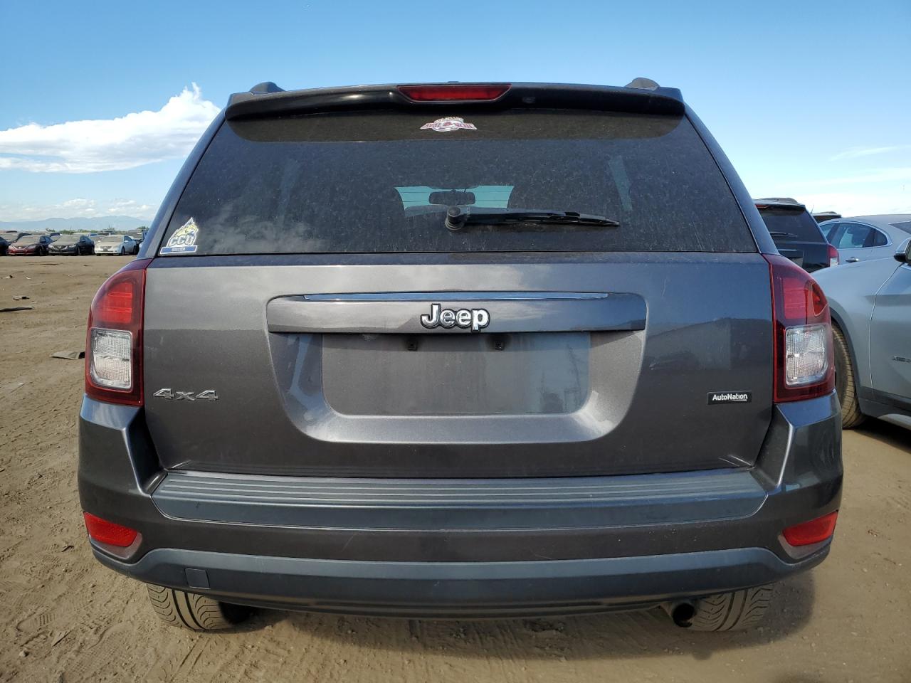 2016 Jeep Compass VIN 1C4NJDBB0GD637837 Copart auction photo, hail damage thumbnail 6