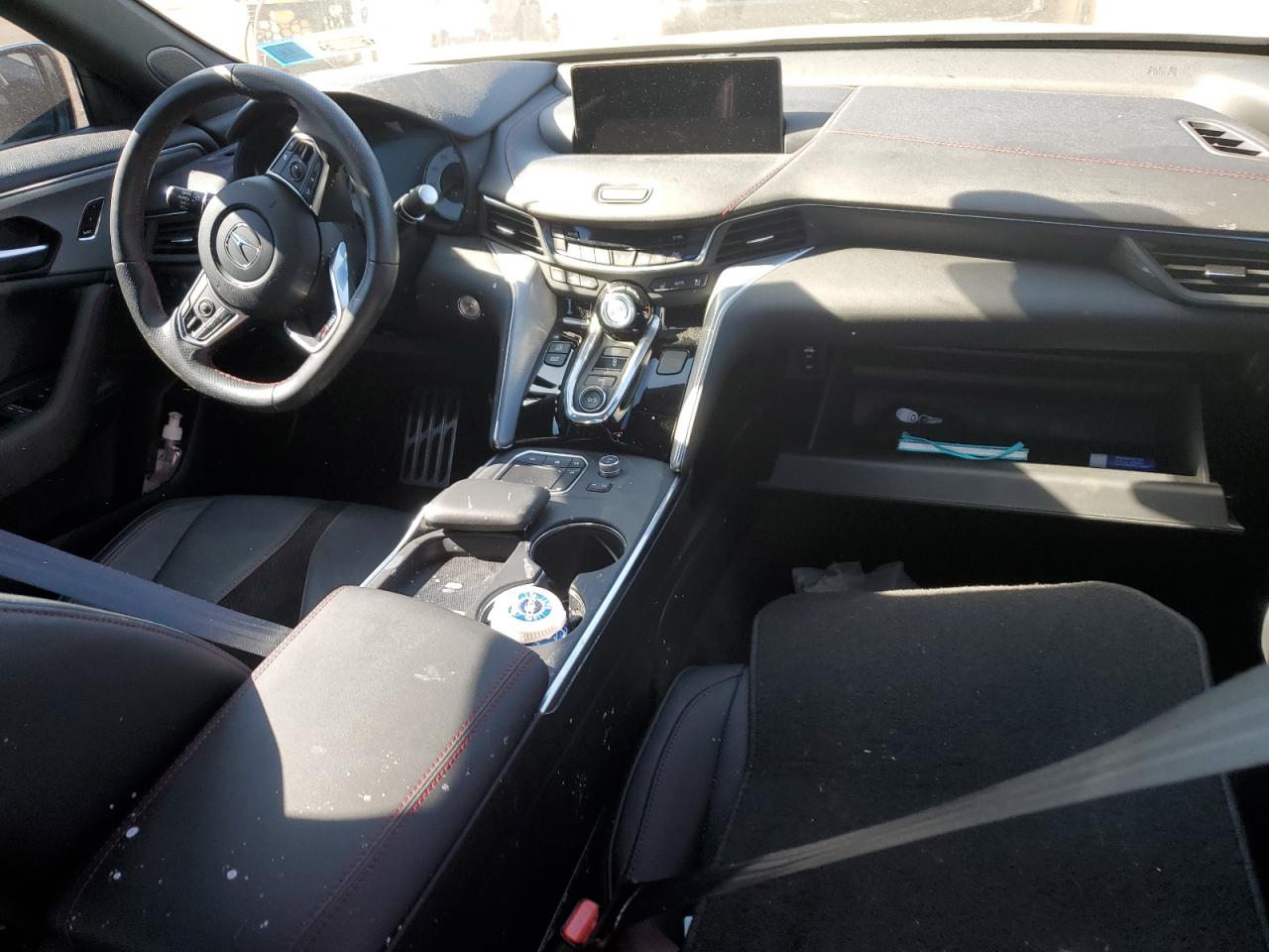 2022 Acura TLX VIN 19UUB6F59NA003919 Copart auction photo, vandalism damage thumbnail 8