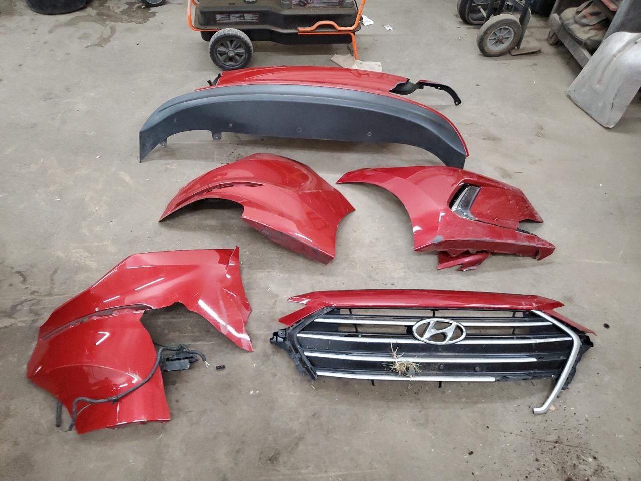 2018 Hyundai Elantra VIN 5NPD84LF8JH276108 Copart auction photo, all over damage thumbnail 14