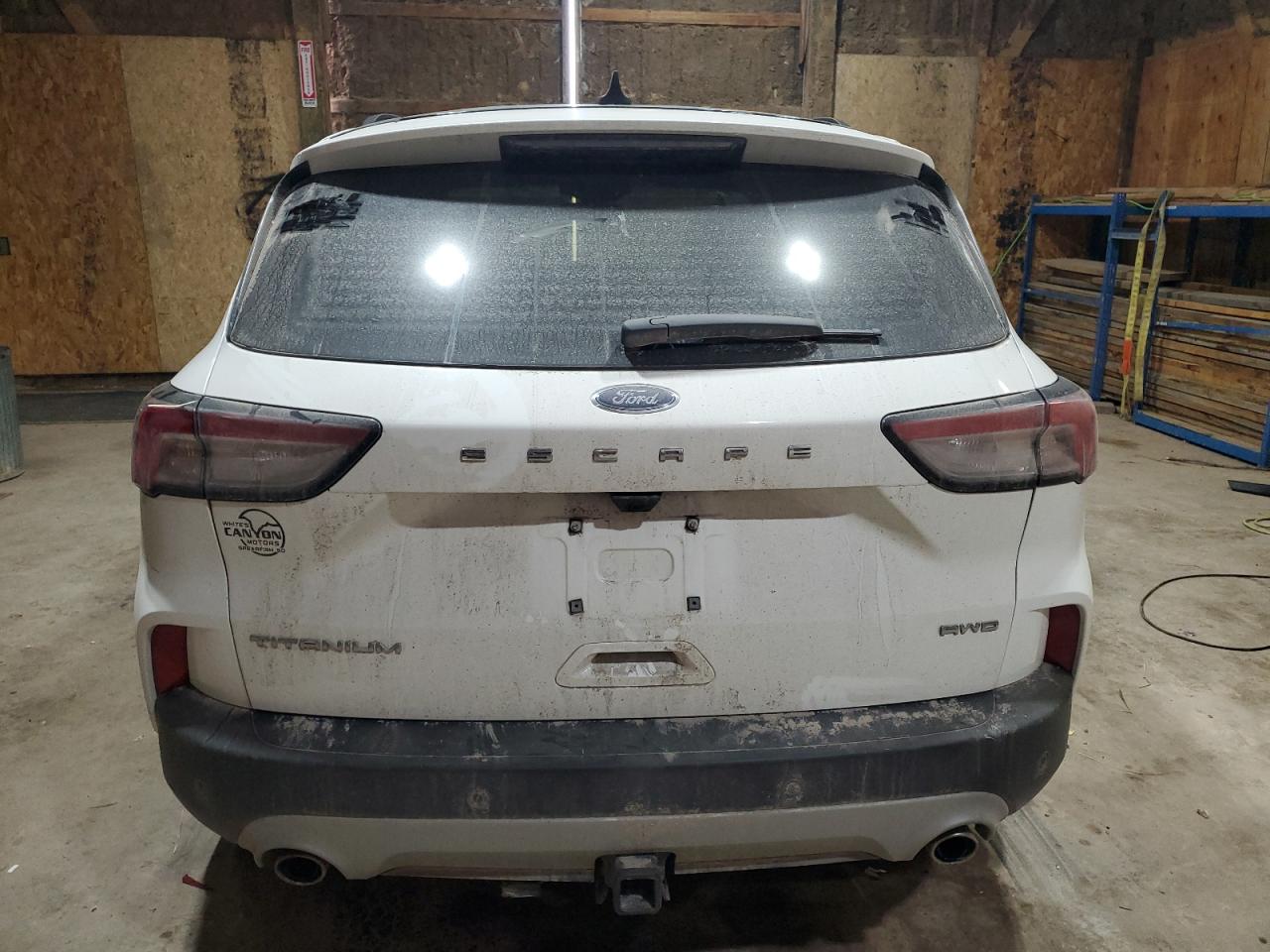 2021 Ford Escape VIN 1FMCU9J95MUB26559 Copart auction photo, side / front end damage thumbnail 6