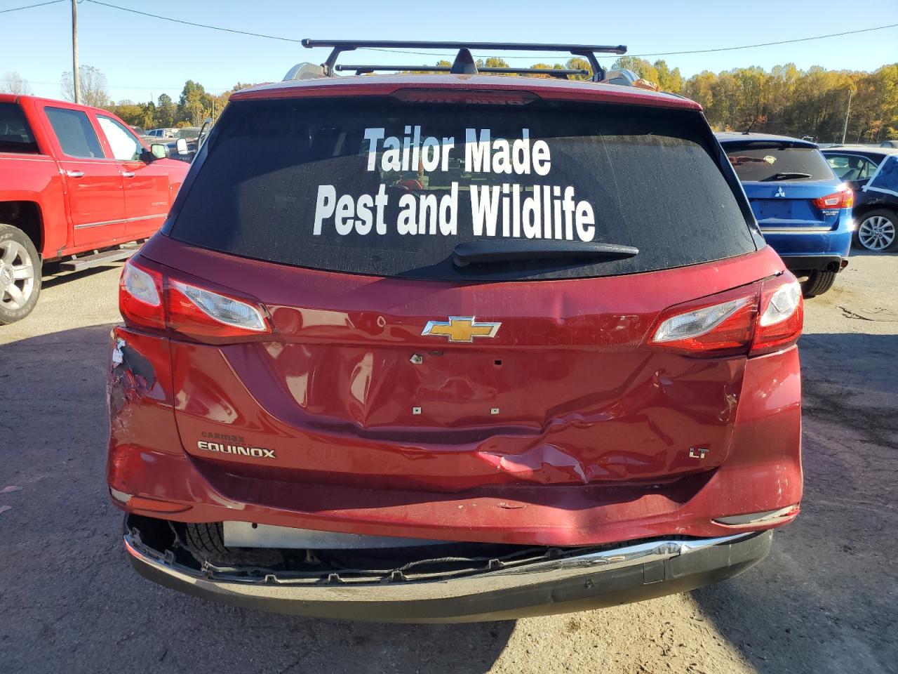 2018 Chevrolet Equinox VIN 2GNAXJEV4J6347602 Copart auction photo, rear end damage thumbnail 6