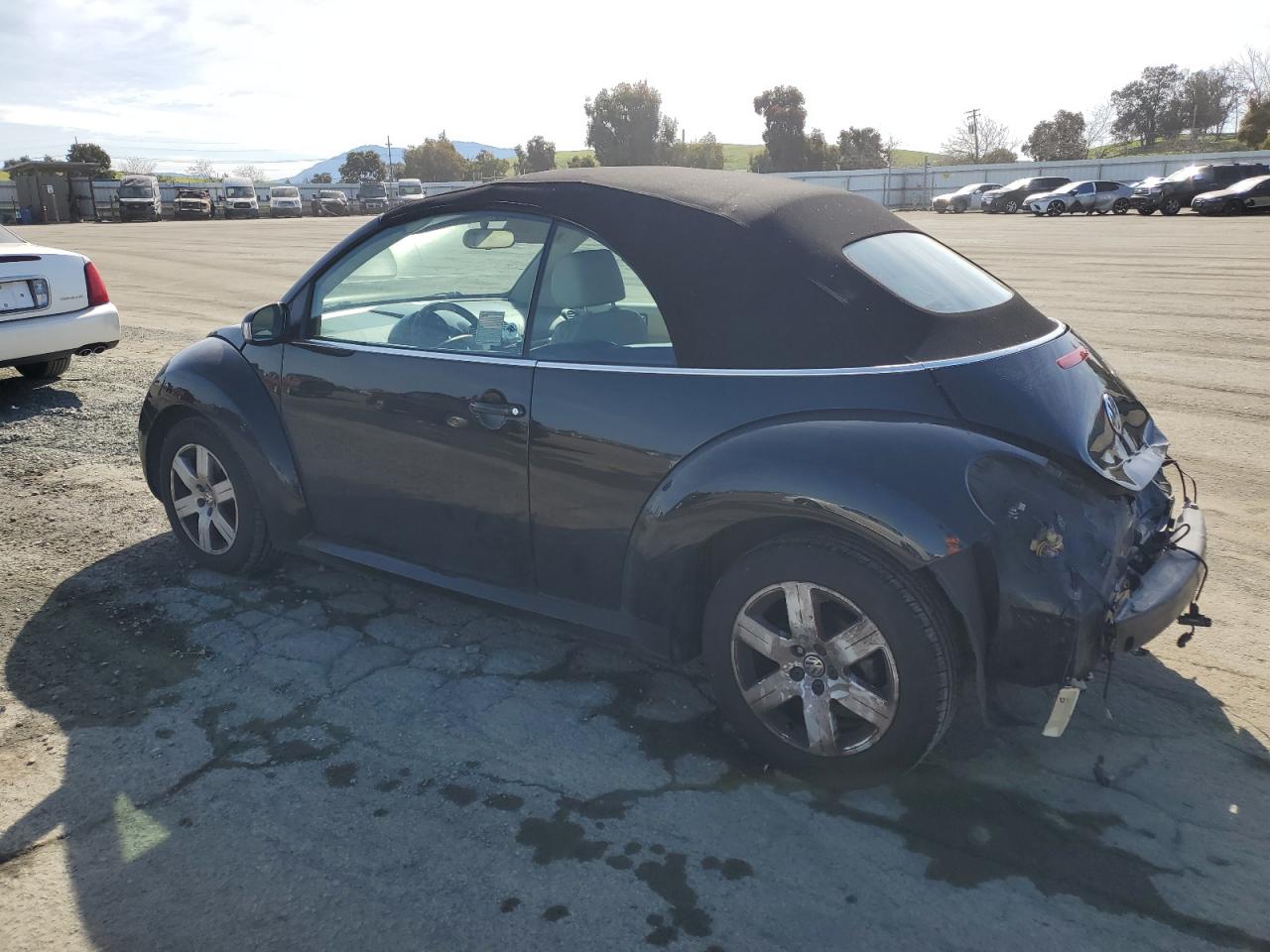 2007 Volkswagen Beetle VIN 3VWRG31Y07M419897 Copart auction photo, rear end damage thumbnail 2