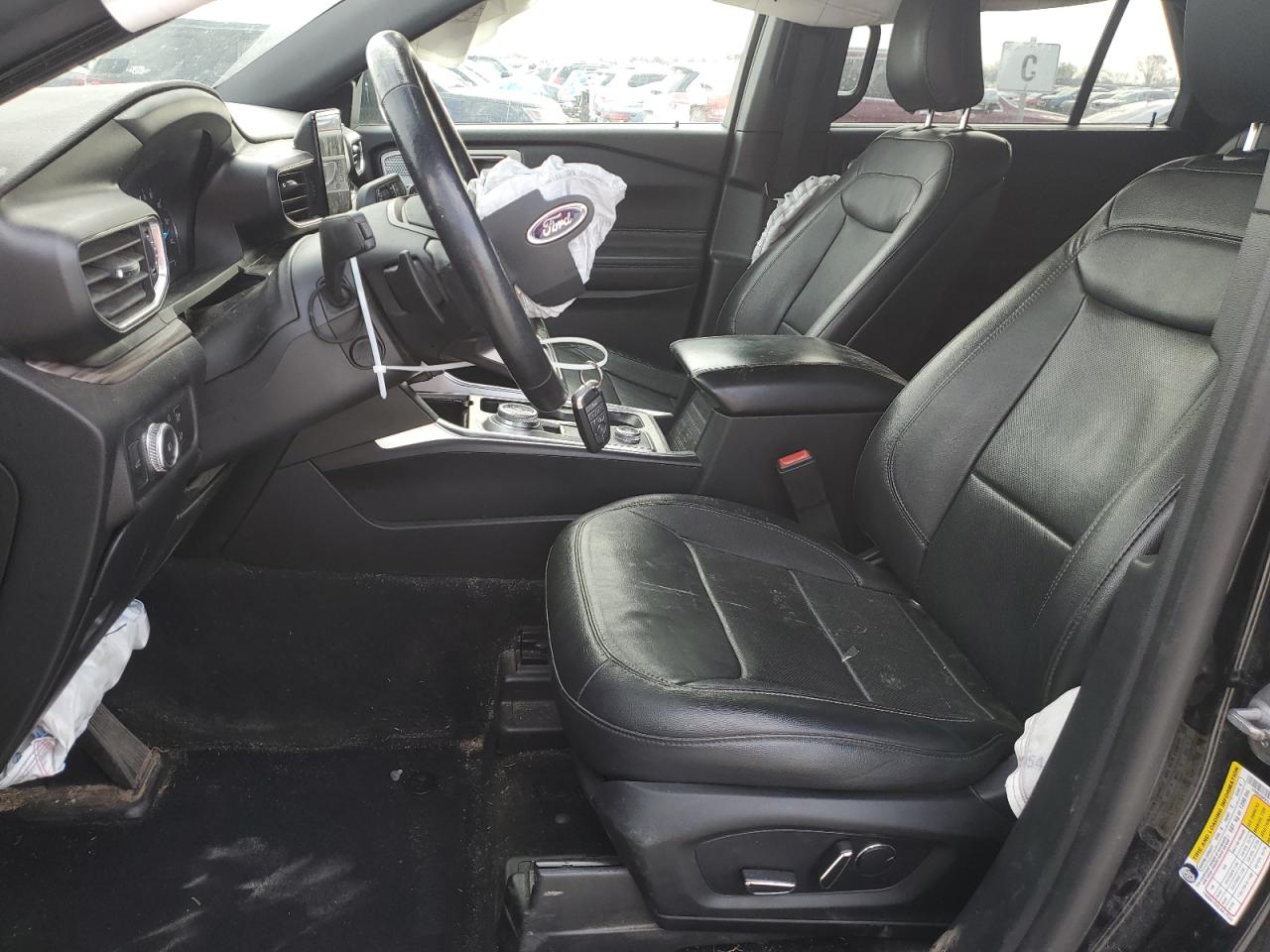 2020 Ford Explorer VIN 1FMSK8FH1LGC12606 Copart auction photo, front end / side damage thumbnail 7