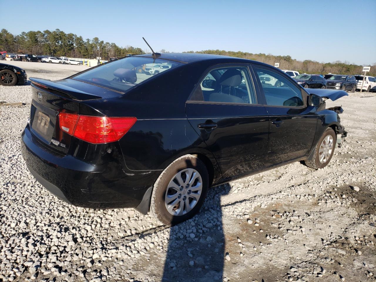 2012 KIA Forte VIN KNAFU4A24C5563675 Copart auction photo, front end damage thumbnail 3