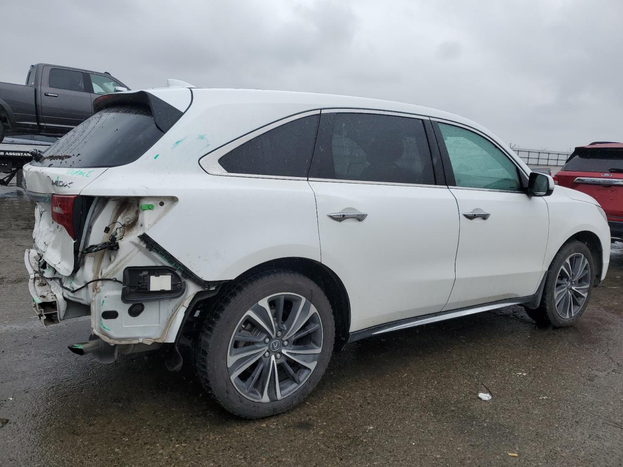 2020 Acura MDX VIN 5J8YD3H5XLL005025 Copart auction photo, rear end damage thumbnail 3
