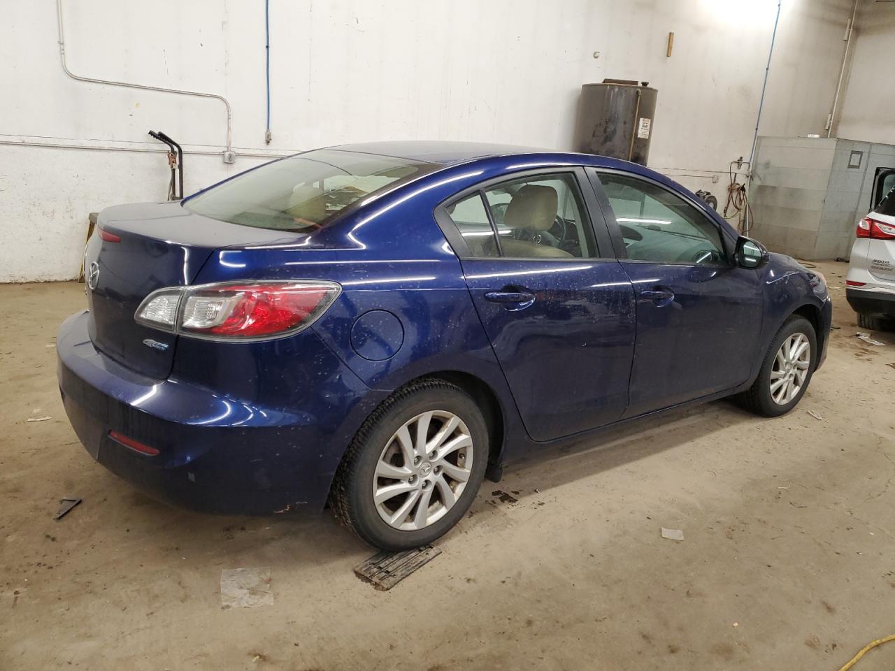 2012 Mazda 3 VIN JM1BL1V76C1546201 Copart auction photo, side / rear end damage thumbnail 3
