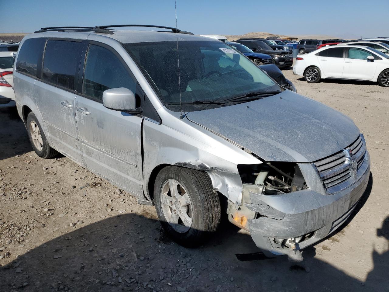 2010 Dodge Caravan VIN 2D4RN5D12AR130672 Copart auction photo, front end damage thumbnail 4