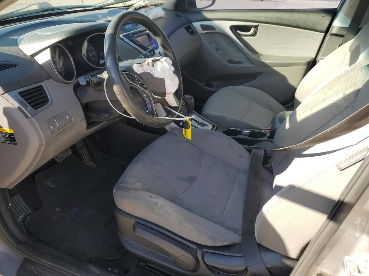 2012 Hyundai Elantra VIN KMHDH4AE7CU340072 Copart auction photo, front end damage thumbnail 7