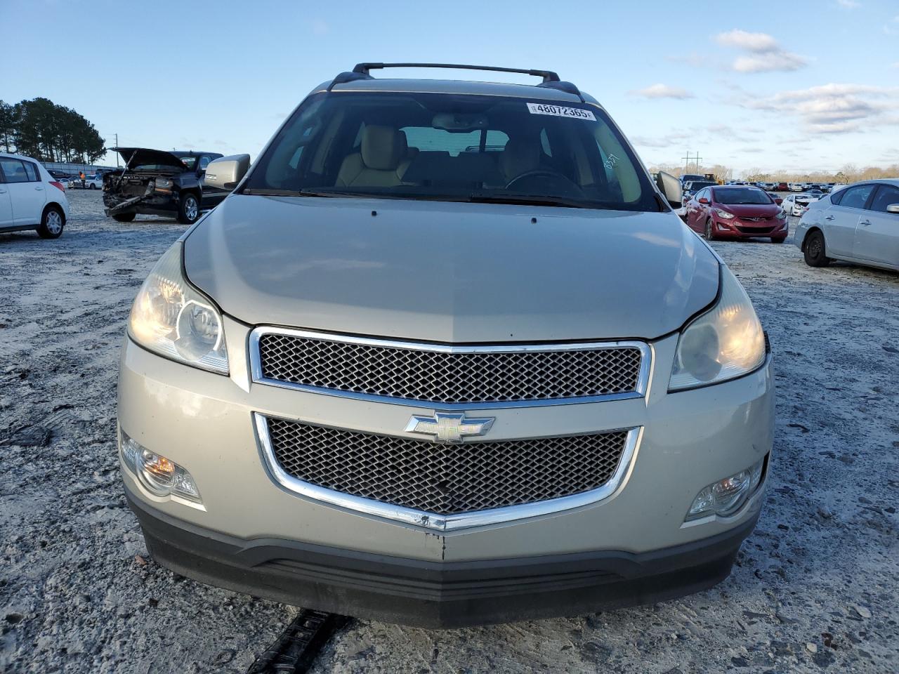 2011 Chevrolet Traverse VIN 1GNKRLEDXBJ388337 Copart auction photo, front end damage thumbnail 5