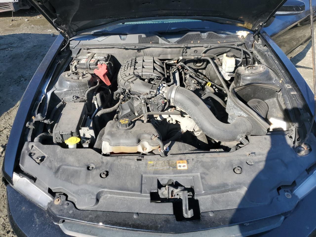 2011 Ford Mustang VIN 1ZVBP8AM8B5157024 Copart auction photo, side / front end damage thumbnail 11