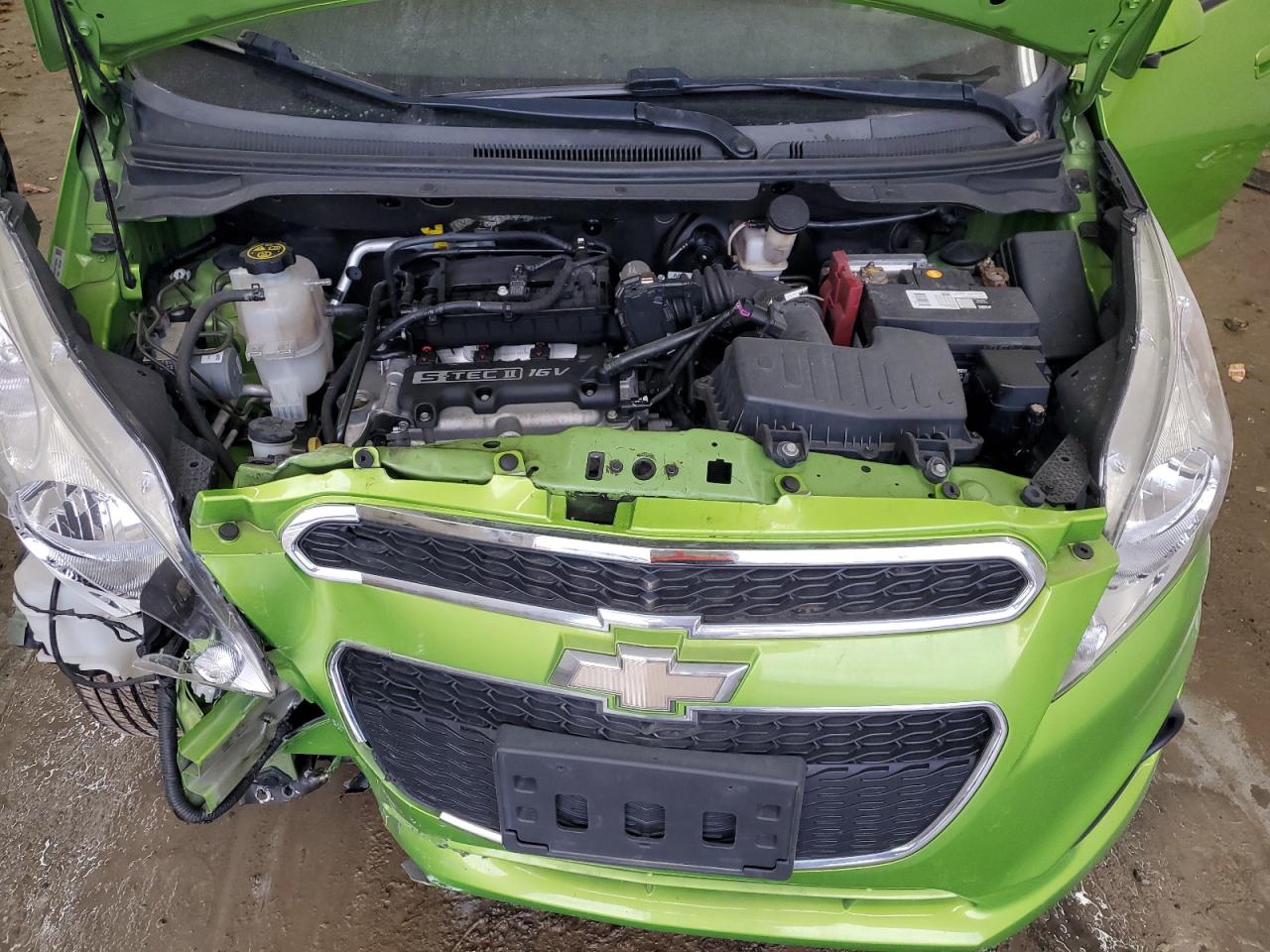2015 Chevrolet Spark VIN KL8CB6S90FC802554 Copart auction photo, front end / minor dent/scratches damage thumbnail 11