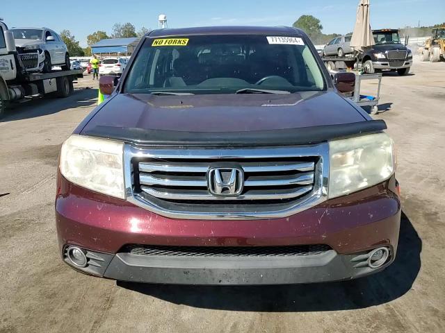 2012 Honda Pilot VIN 5FNYF3H69CB012407 Copart auction photo, side damage thumbnail 12