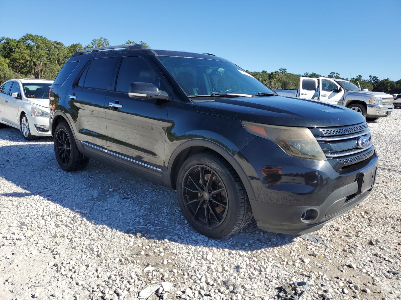 2014 Ford Explorer VIN 1FM5K7F86EGC23031 Copart auction photo, side damage thumbnail 4