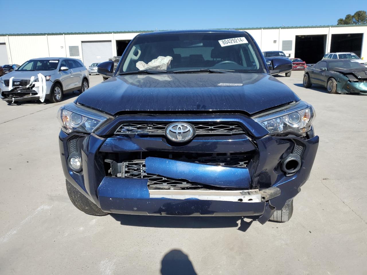 2018 Toyota 4Runner VIN JTEZU5JR7J5191342 Copart auction photo, front end damage thumbnail 5