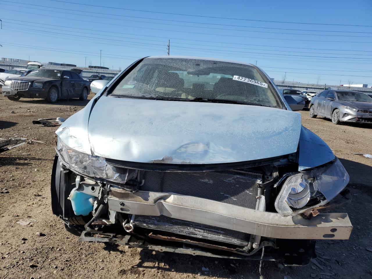 2007 Honda Civic VIN JHMFA36237S017566 Copart auction photo, front end / mechanical damage thumbnail 5