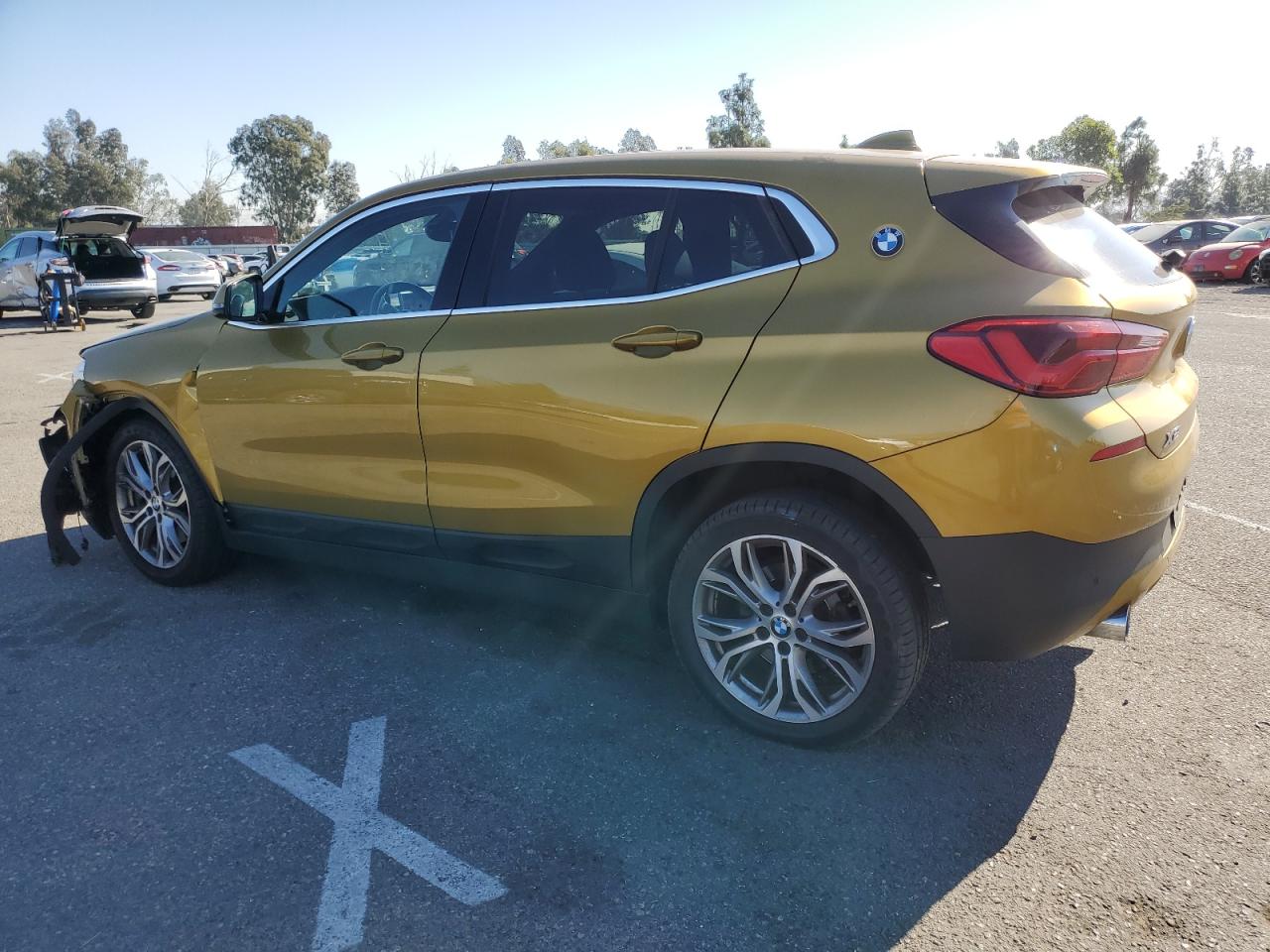 2018 BMW X2 VIN WBXYJ3C35JEJ64956 Copart auction photo, front end damage thumbnail 2
