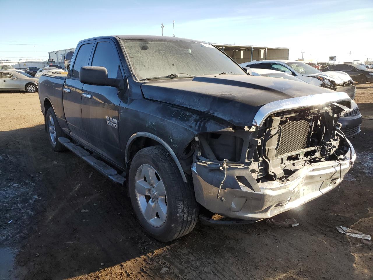 2015 RAM 1500 VIN 1C6RR6GG0FS547356 Copart auction photo, front end / minor dent/scratches damage thumbnail 4