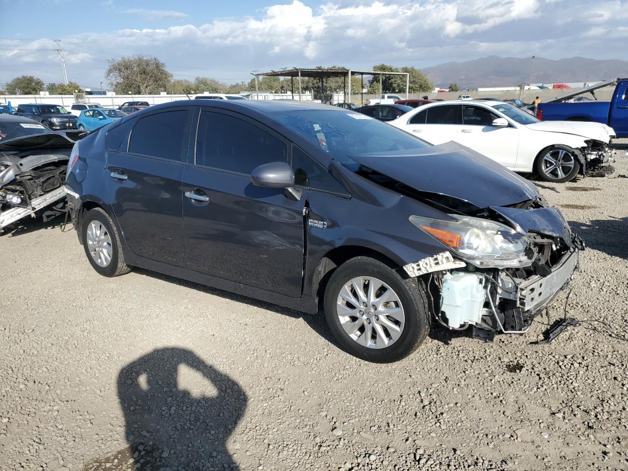 2015 Toyota Prius VIN JTDKN3DP7F3073814 Copart auction photo, all over damage thumbnail 4