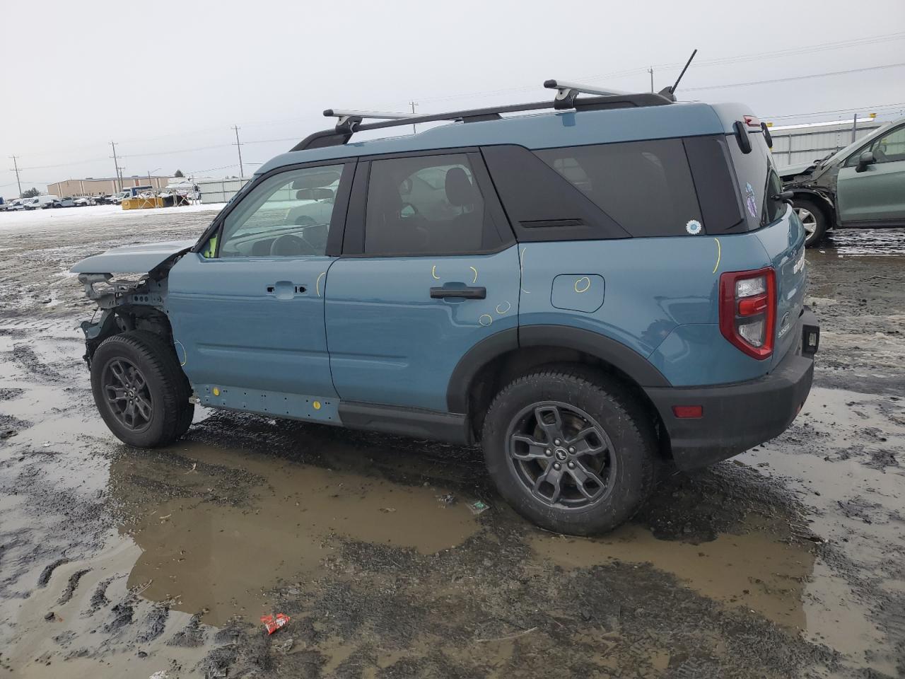 2021 Ford Bronco VIN 3FMCR9B63MRA71770 Copart auction photo, front end damage thumbnail 2