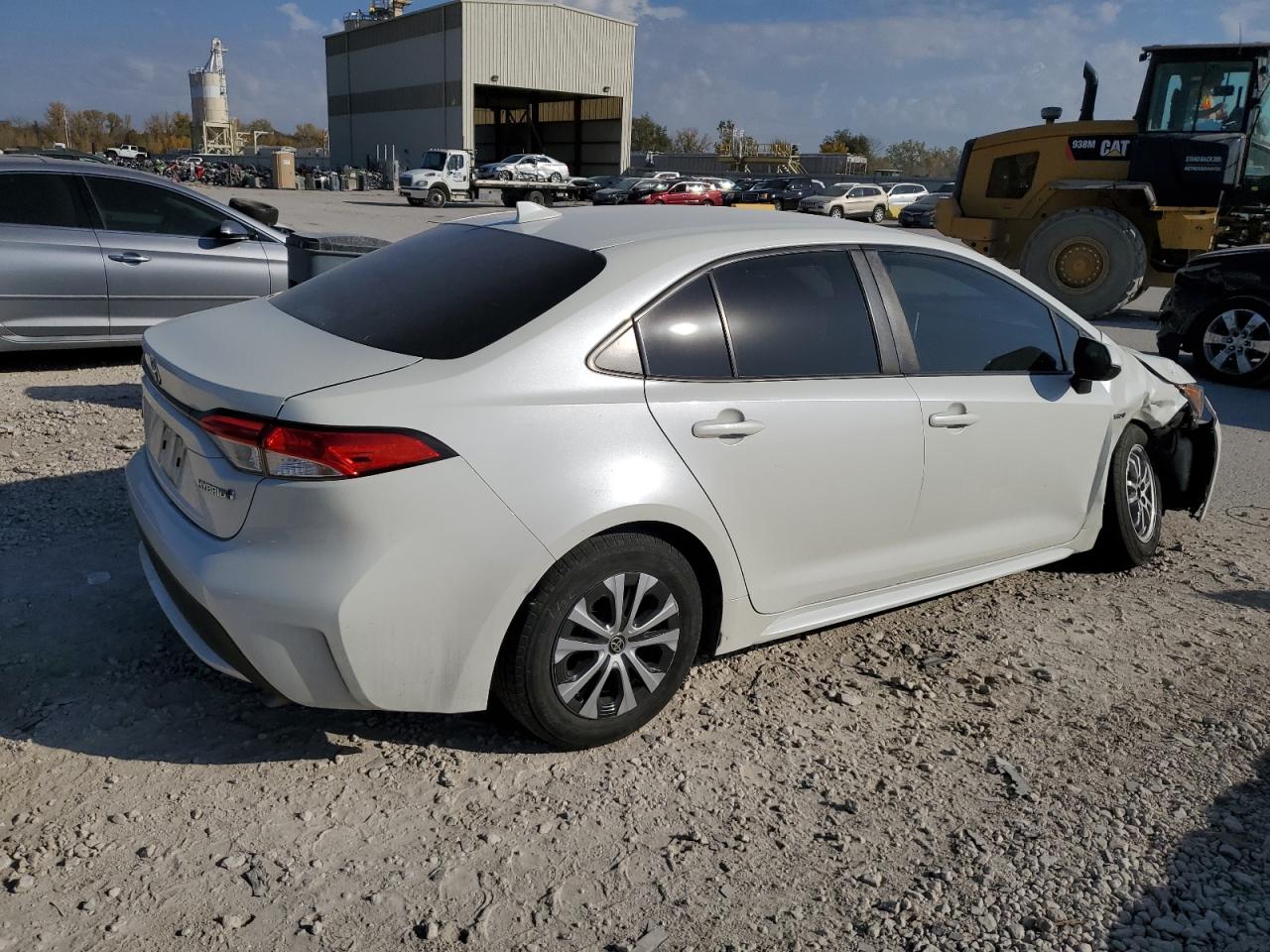 2020 Toyota Corolla VIN JTDEBRBE8LJ026311 Copart auction photo, front end / undercarriage damage thumbnail 3