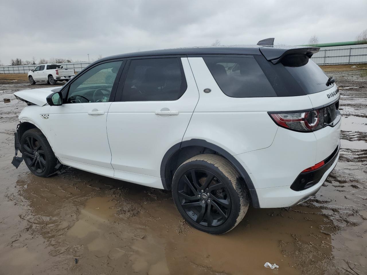 2018 Land Rover Discovery VIN SALCR2SX5JH743323 Copart auction photo, front end / side damage thumbnail 2