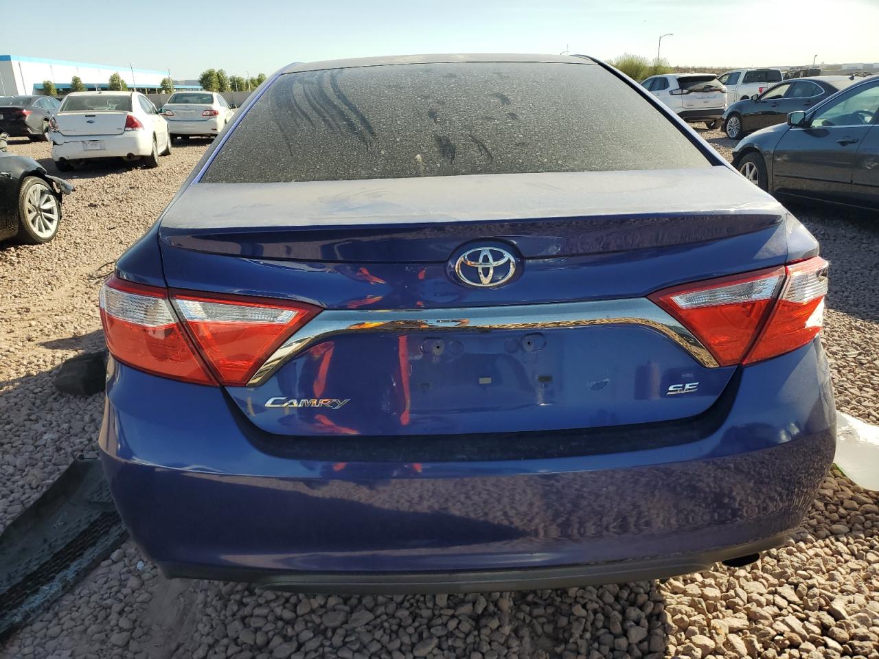 2016 Toyota Camry VIN 4T1BF1FK9GU539124 Copart auction photo, front end / rear end damage thumbnail 6