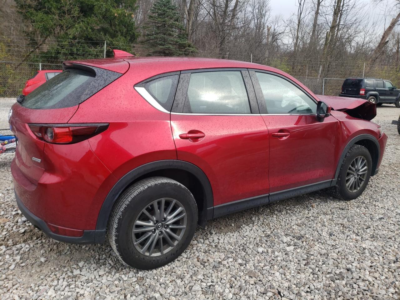 2018 Mazda CX-5 VIN JM3KFBBM2J0339273 Copart auction photo, front end / side damage thumbnail 3