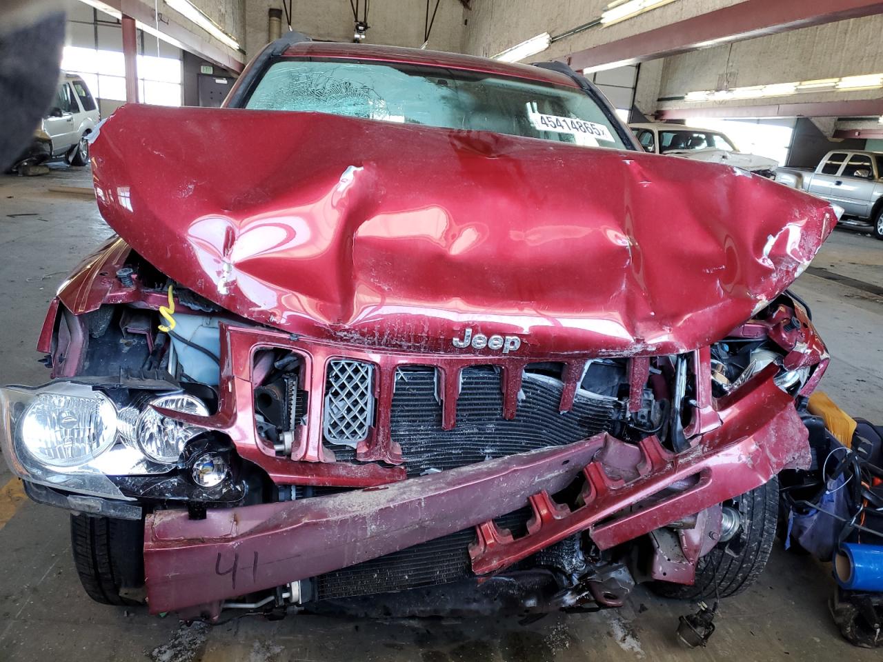 2016 Jeep Compass VIN 1C4NJDEB1GD662547 Copart auction photo, front end damage thumbnail 5