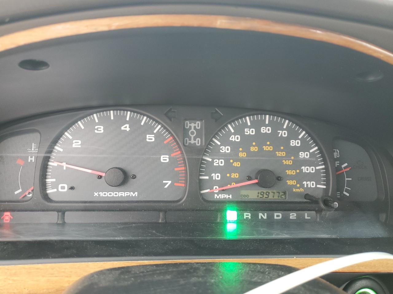 2001 Toyota 4Runner VIN JT3HN86R119054191 Copart auction photo, front end / frame damage damage thumbnail 9