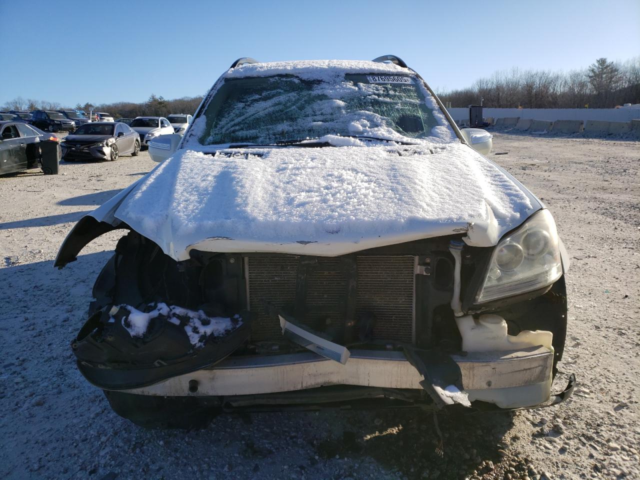 2009 Mercedes-Benz GLS-klasse VIN 4JGBF71E59A480243 Copart auction photo, front end / undercarriage damage thumbnail 5