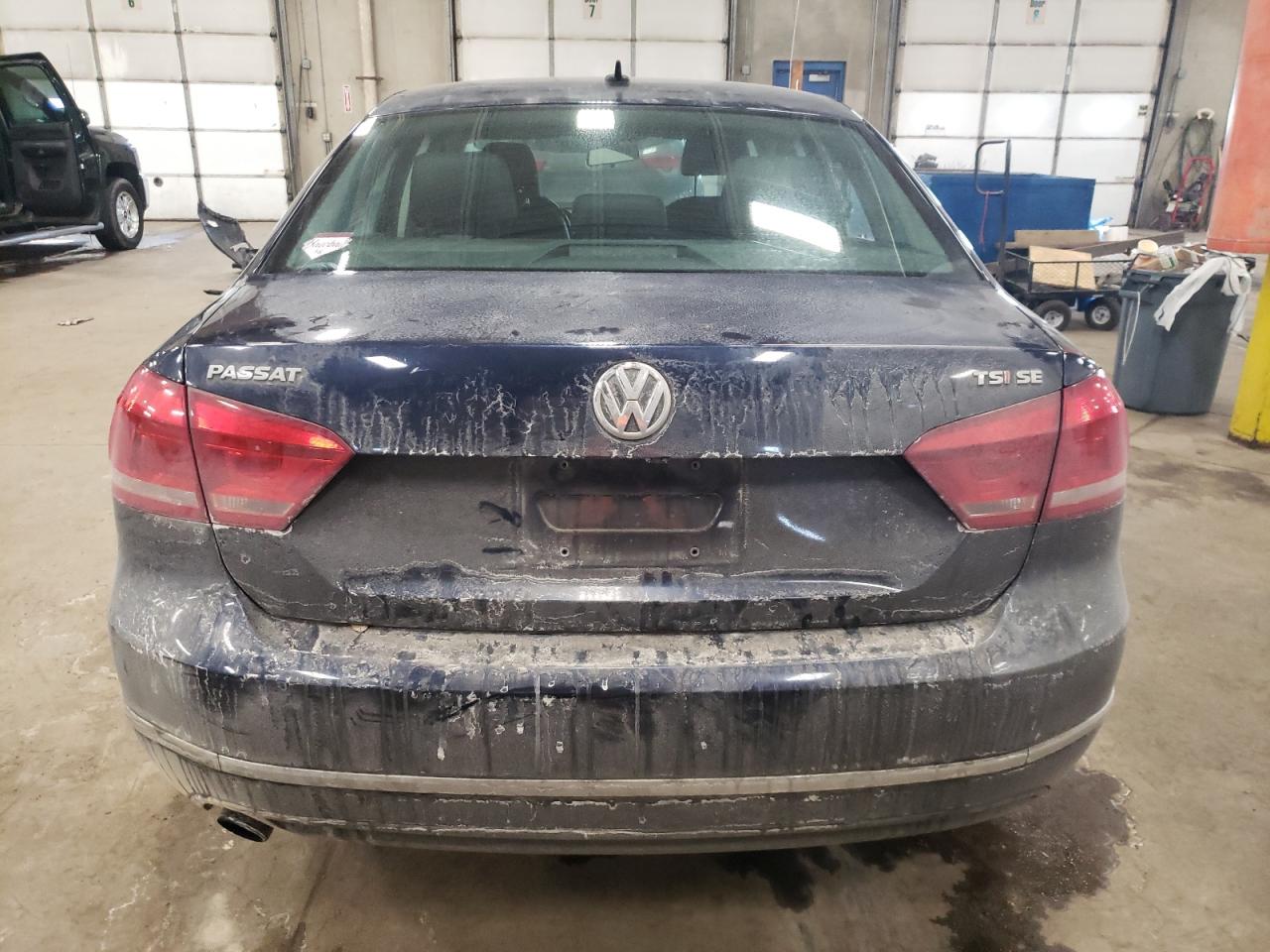 2015 Volkswagen Passat VIN 1VWBT7A35FC007287 Copart auction photo, side damage thumbnail 6