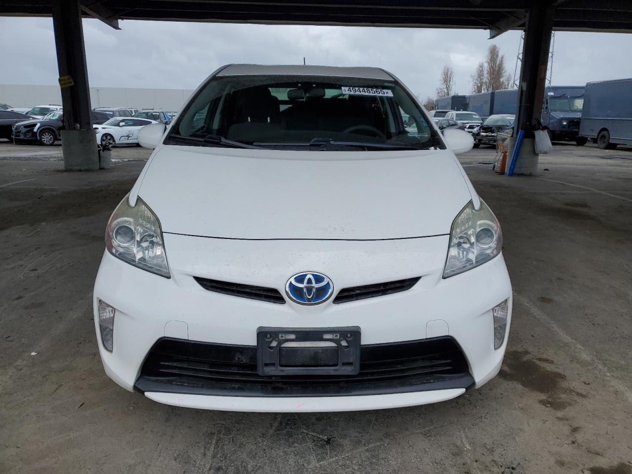 2013 Toyota Prius VIN JTDKN3DU3D5646277 Copart auction photo, front end damage thumbnail 5
