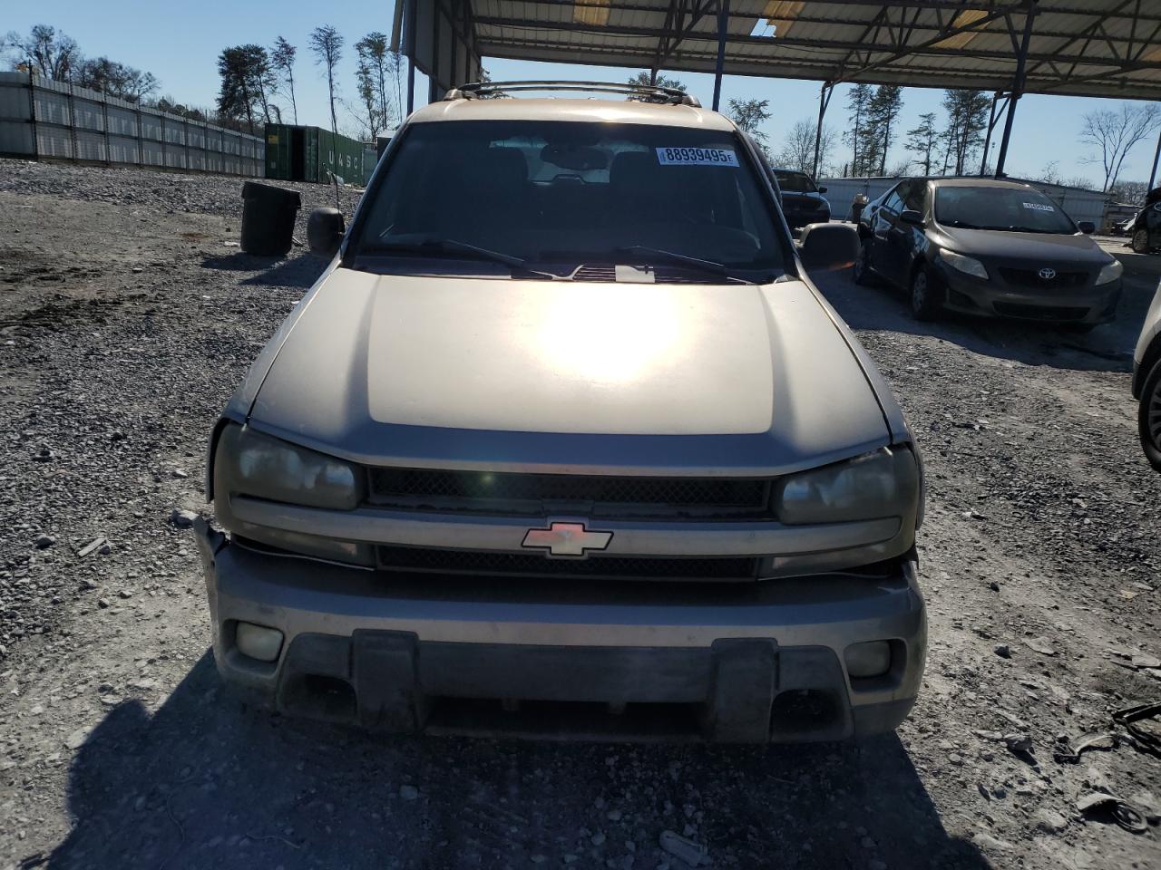 2002 Chevrolet TrailBlazer VIN 1GNDS13S622191369 Copart auction photo, front end / side damage thumbnail 5