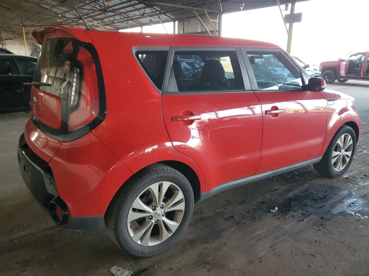 2016 KIA Soul VIN KNDJP3A50G7871770 Copart auction photo, side damage thumbnail 3