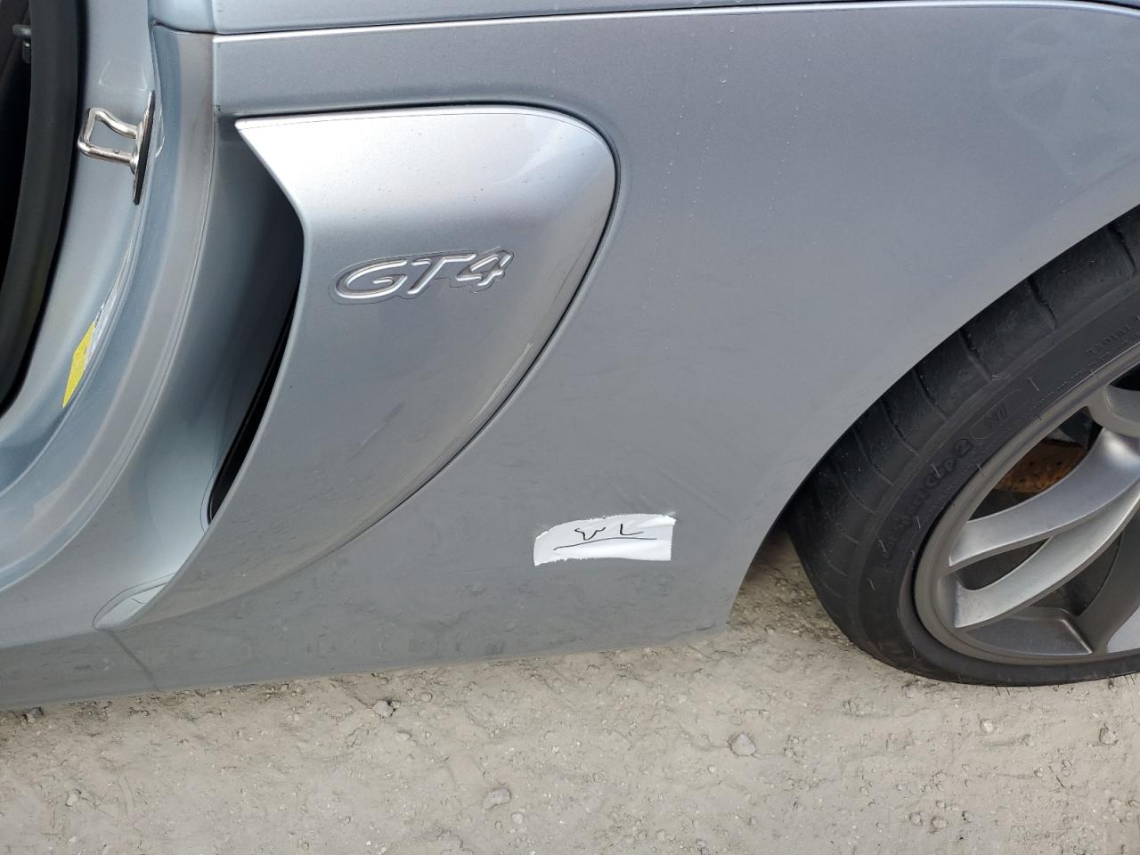 2016 Porsche Cayman VIN WP0AC2A80GK192434 Copart auction photo, water/flood damage thumbnail 12