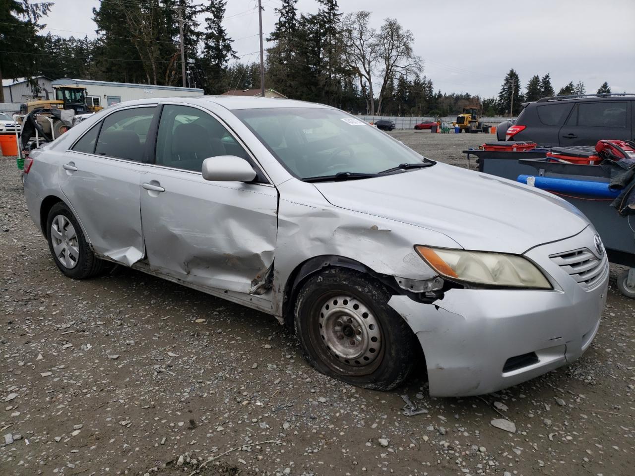 2007 Toyota Camry VIN 4T1BE46K17U182655 Copart auction photo, front end / side damage thumbnail 4