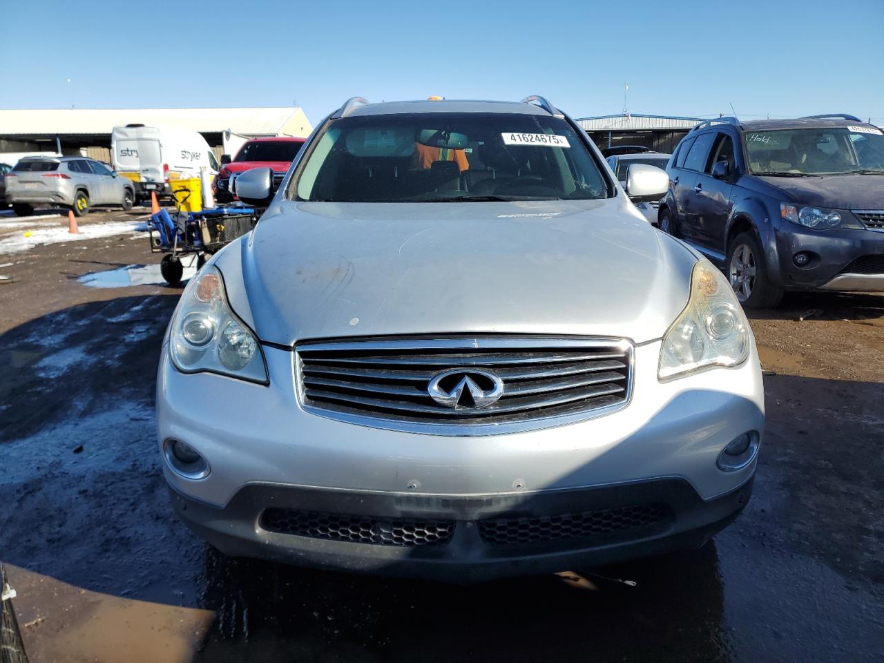 2008 Infiniti EX VIN JNKAJ09F08M359568 Copart auction photo, side / rear end damage thumbnail 5