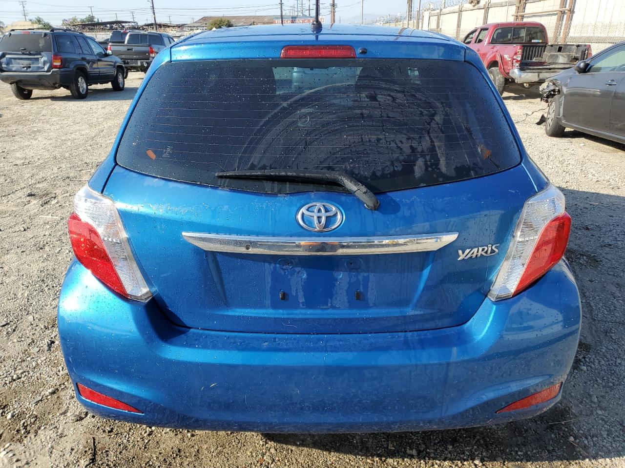 2012 Toyota Yaris VIN JTDKTUD37CD537313 Copart auction photo, front end damage thumbnail 6
