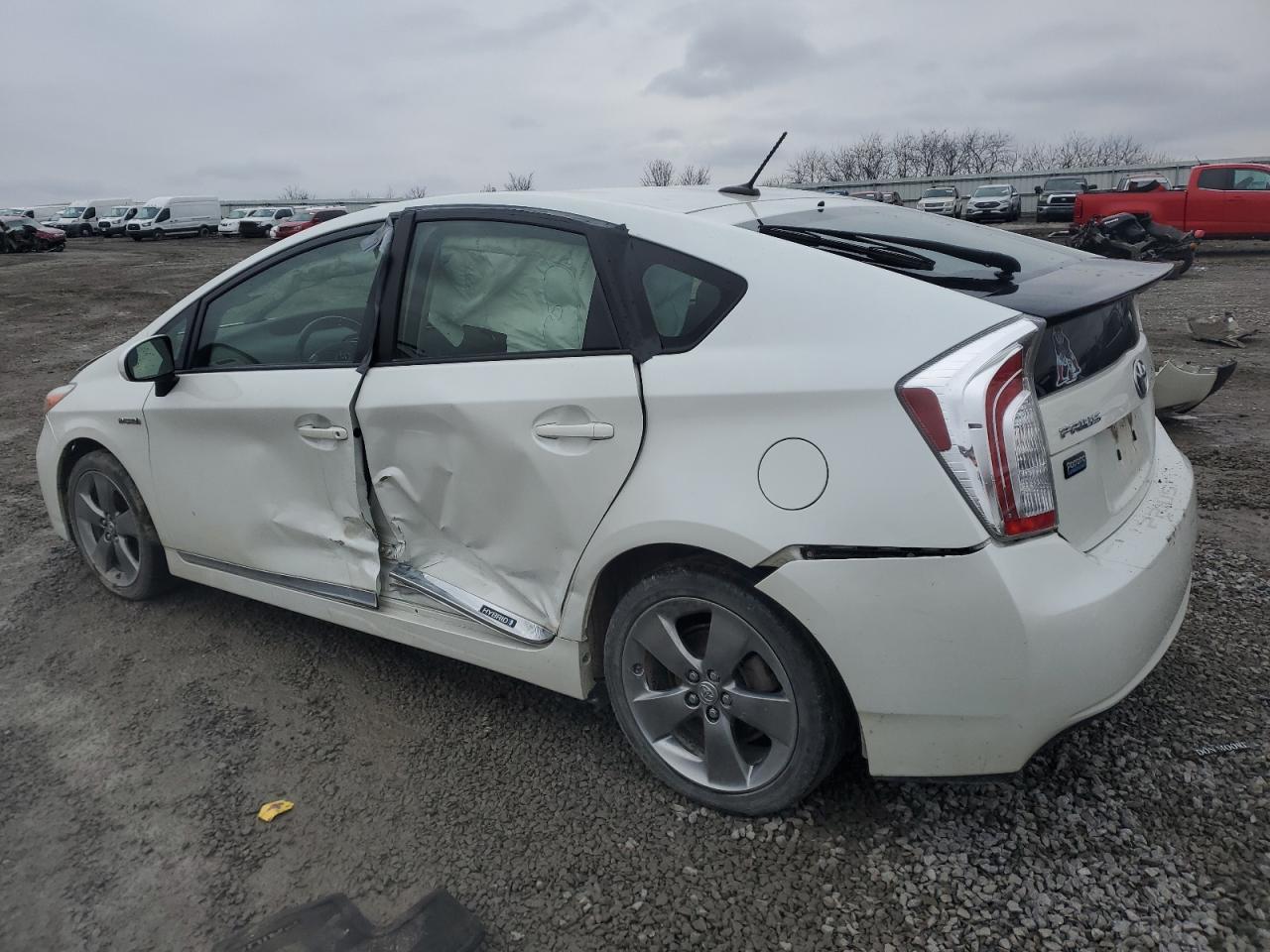 2013 Toyota Prius VIN JTDKN3DU4D1640589 Copart auction photo, side damage thumbnail 2