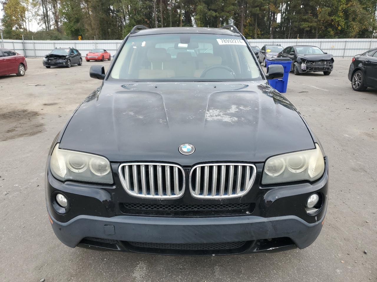 2007 BMW X3 VIN WBXPC93447WF04816 Copart auction photo, rear end damage thumbnail 5