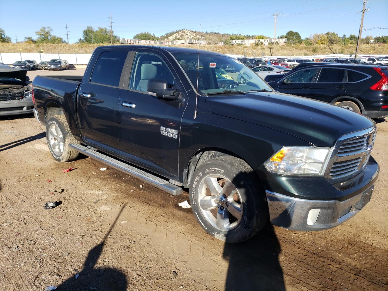 2015 RAM 1500 VIN 1C6RR7LM6FS512032 Copart auction photo, side / front end damage thumbnail 4